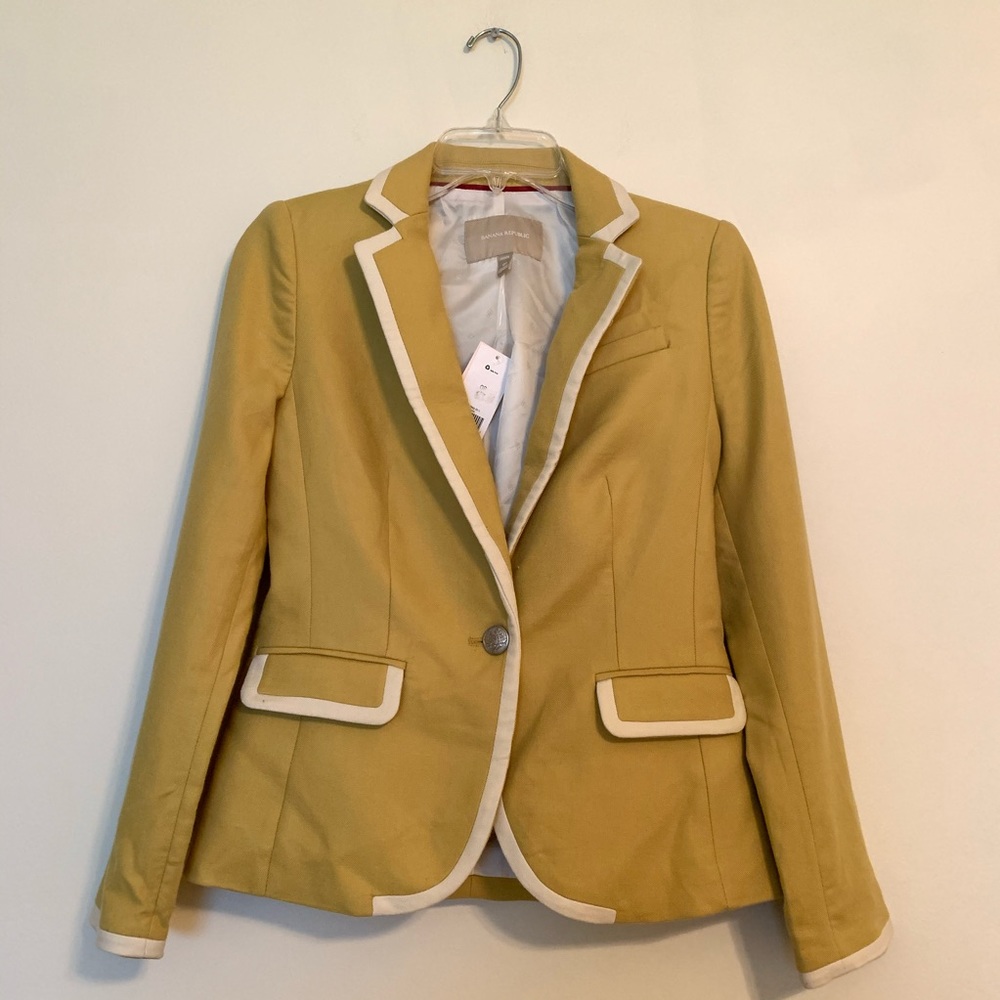 Banana Republic Mustard Blazer